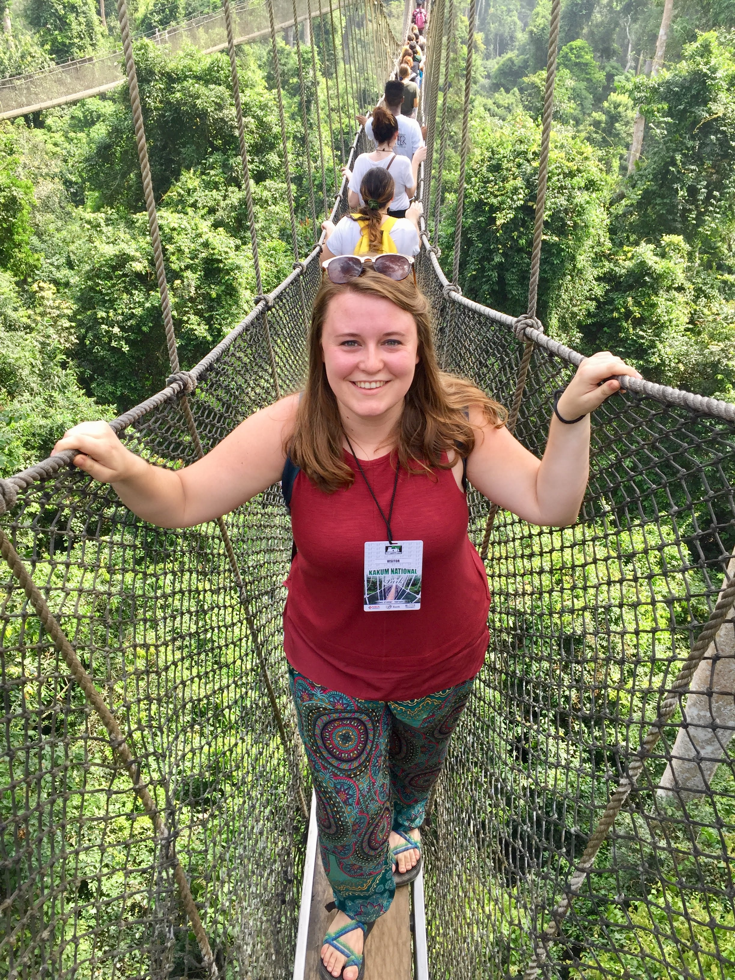 Morgan Jenkins on an Alternative Break Program.