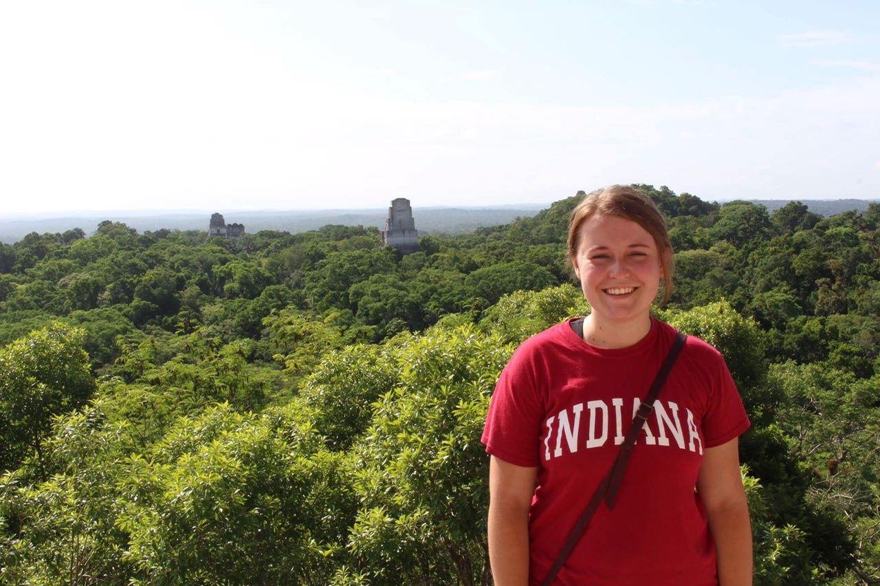 Morgan Jenkins on an Alternative Break Program.