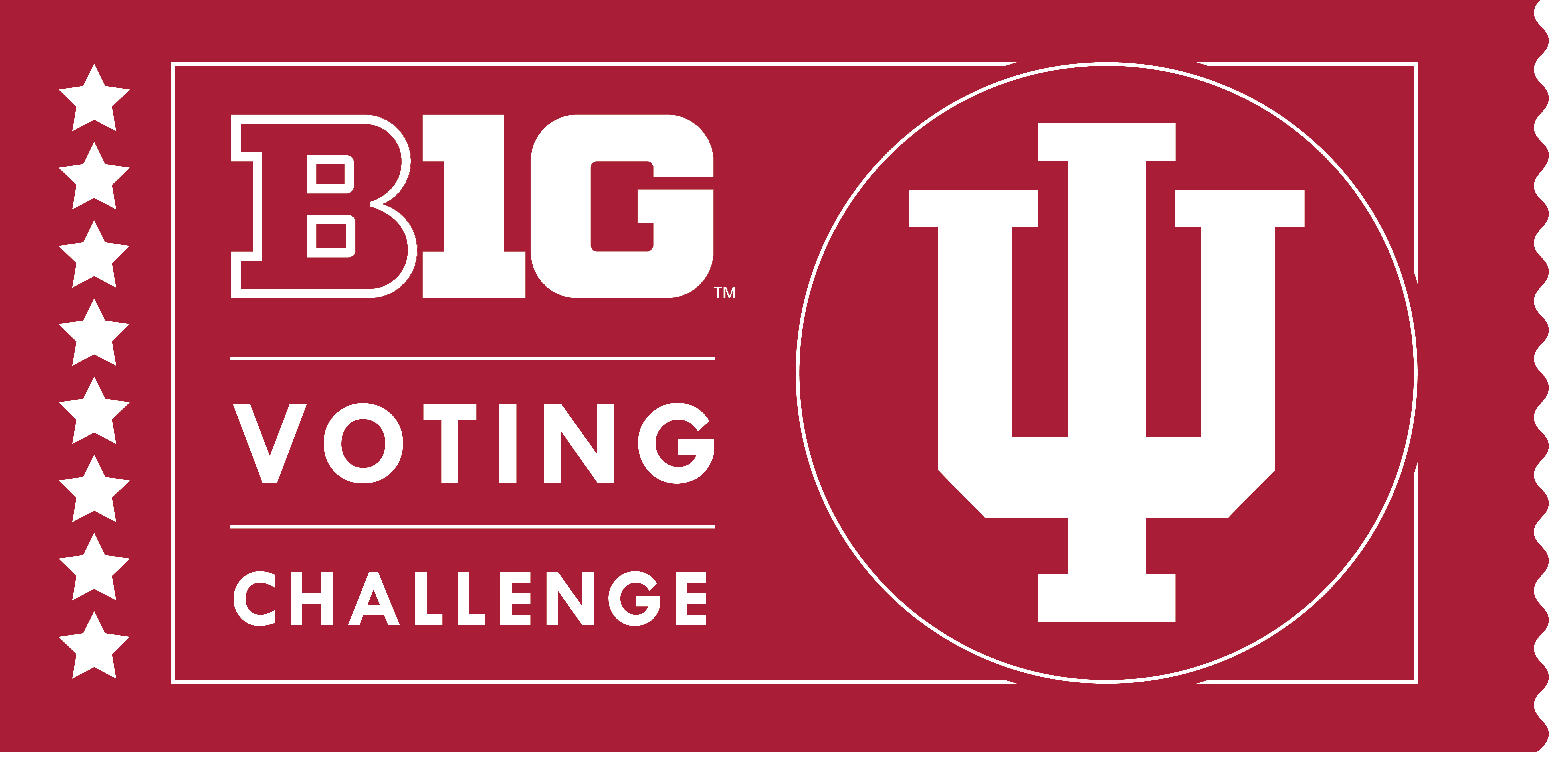 Big ten voting challenge logo